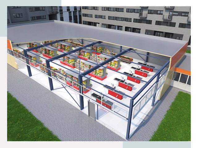 Строительство магазинов в Реж от 657 руб. за м²