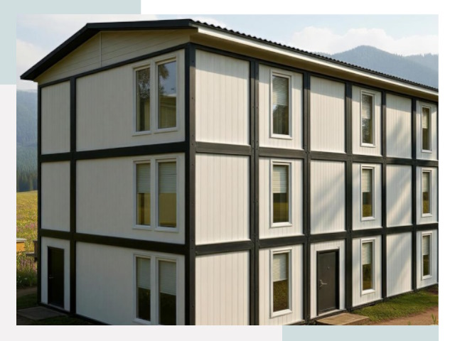 Модульные общежития в Реже