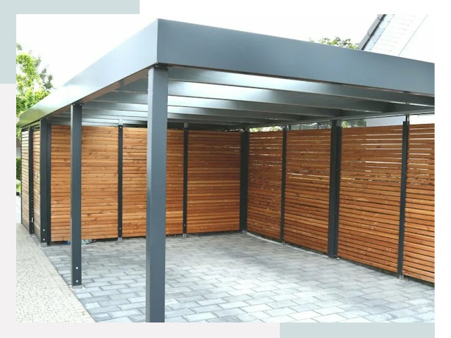 Навесы для парковки в Реже