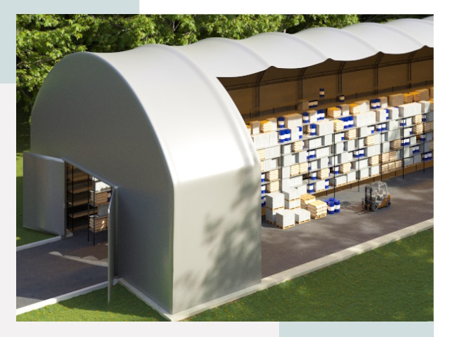 Тентовые ангары в Реже