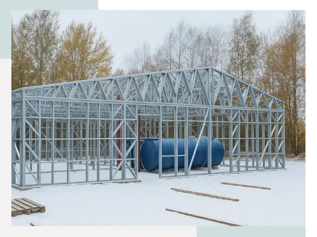 Металлические ангары в Реже