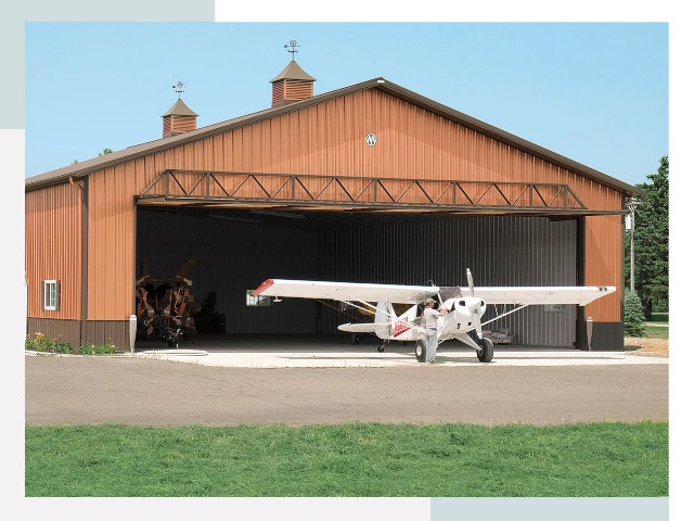 Ангары для самолетов в Реже