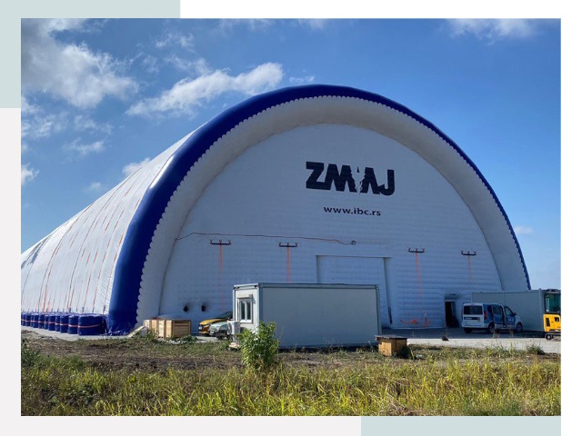 Брендирование ангаров в Реже